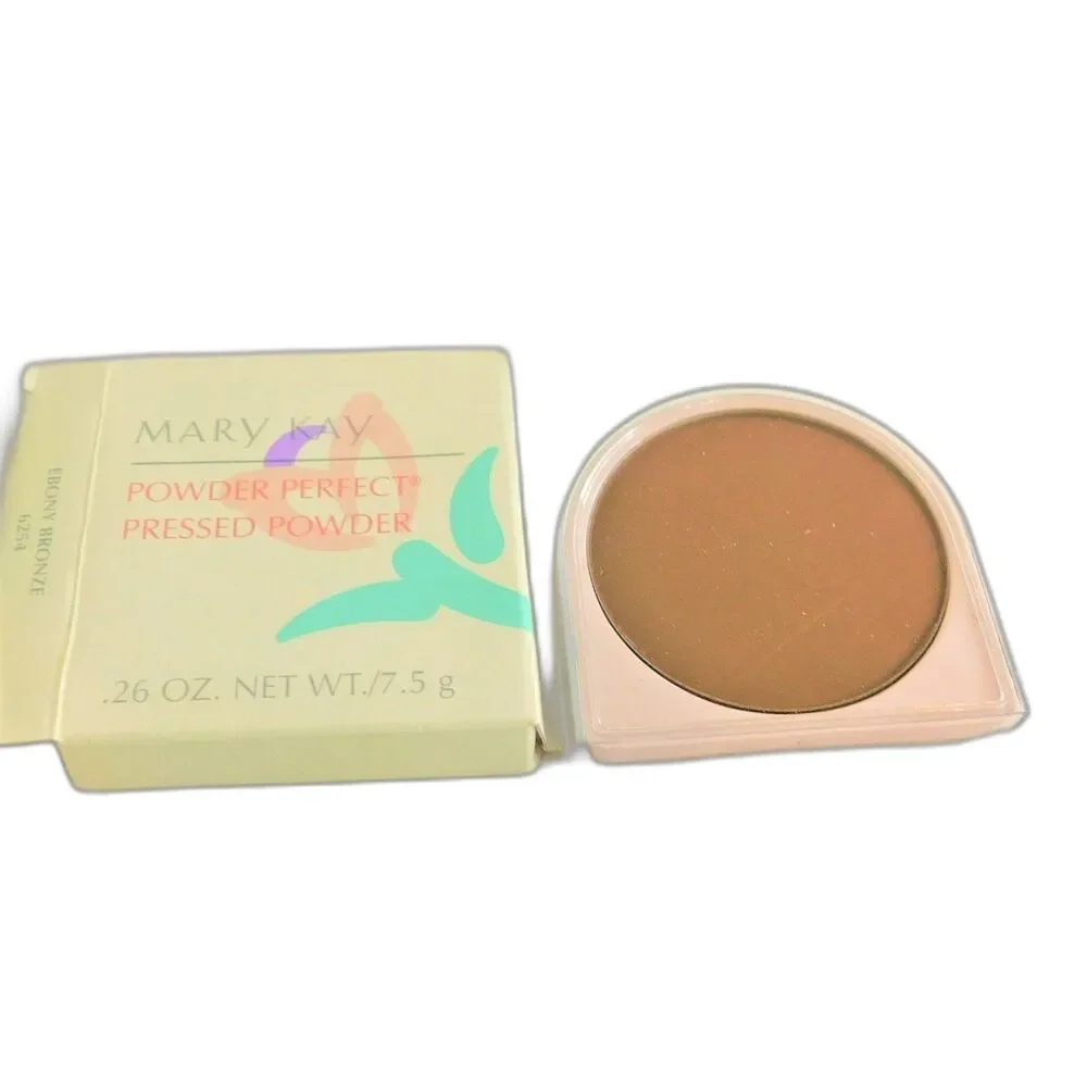 Mary Kay Powder Perfect Pressed Powder Ebony Bronze #6254 Set of 2